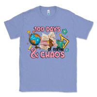 Colony Blue 100 days of coffe and chaos Classic Tee - MaliasSmallBusiness