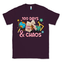 Plum 100 days of coffe and chaos Classic Tee - MaliasSmallBusiness