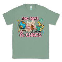 Sage 100 days of coffe and chaos Classic Tee - MaliasSmallBusiness