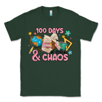Sports Green 100 days of coffe and chaos Classic Tee - MaliasSmallBusiness