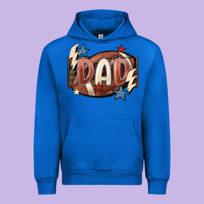 Football Dad Urban Hoodie Designed By Fadigitalartstudio