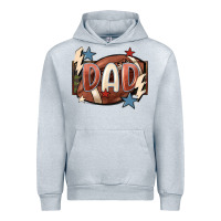 Heather Grey football dad Urban Hoodie - FaDigitalArtStudio