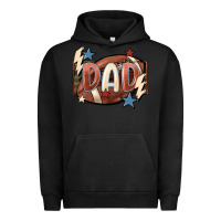 Pigment Black football dad Urban Hoodie - FaDigitalArtStudio
