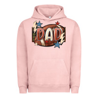Pigment Salmon football dad Urban Hoodie - FaDigitalArtStudio