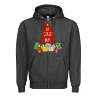 Charcoal Heather Red Merry Christmas 2020 Zipper Hoodie - Bettercallsaul