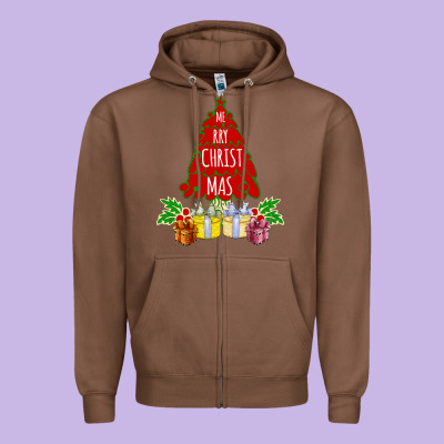 Red Merry Christmas 2020 Zipper Hoodie Designed By Bettercallsaul