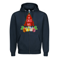 Navy Red Merry Christmas 2020 Zipper Hoodie - Bettercallsaul