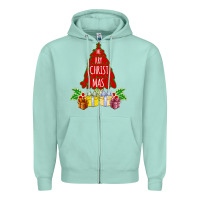 Seafoam Red Merry Christmas 2020 Zipper Hoodie - Bettercallsaul