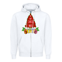White Red Merry Christmas 2020 Zipper Hoodie - Bettercallsaul