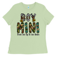 Matcha boy mini from son up to son down Ladies Tee - CowhideDigitalArt