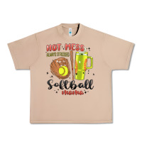 Burro hot mess always stressed softball mama stanley cup Urban Heavy Tee - MaliasSmallBusiness