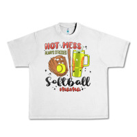 Lunar Rock hot mess always stressed softball mama stanley cup Urban Heavy Tee - MaliasSmallBusiness