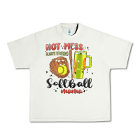 Pistachio hot mess always stressed softball mama stanley cup Urban Heavy Tee - MaliasSmallBusiness