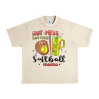 Sandshell hot mess always stressed softball mama stanley cup Urban Heavy Tee - MaliasSmallBusiness