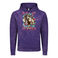 Just A Girl Who Loves Horses Mustang Vintage Hoodie | Teevron