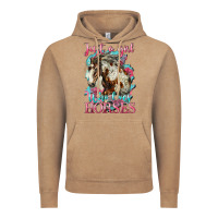 Vintage Coffee just a girl who loves horses mustang Vintage Hoodie - LillyAllenDesigns