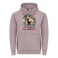 Vintage Zinc just a girl who loves horses mustang Vintage Hoodie - LillyAllenDesigns