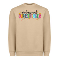 Mushroom professional overthinker Heavyweight Sweatshirt - MaliasSmallBusiness