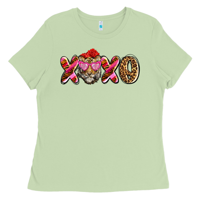 Xoxo Tiger Olivia Ladies Tee by OliviaCreatesArt | Teevron