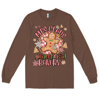 Chestnut mrs claus gingerbread bakery Long Sleeve Tee - MaliasSmallBusiness