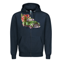 Navy green truck Zipper Hoodie - Bettercallsaul
