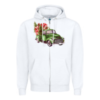 White green truck Zipper Hoodie - Bettercallsaul