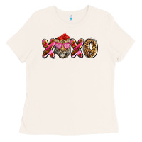 Bone xoxo tiger olivia Ladies Tee - OliviaCreatesArt