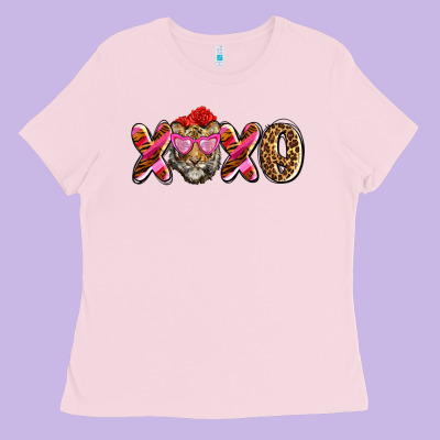 Xoxo Tiger Olivia Ladies Tee Designed By Oliviacreatesart