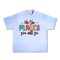 Grape Ice oh the places you will go Urban Heavy Tee - MaliasSmallBusiness