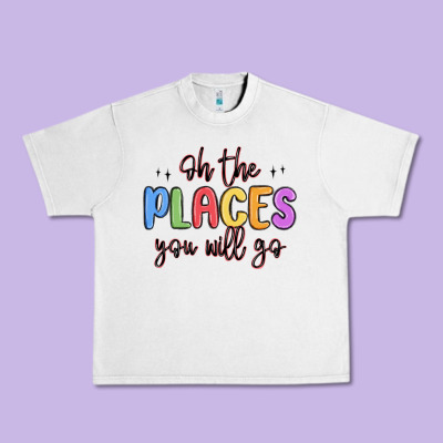 Oh The Places You Will Go Urban Heavy Tee Designed By Maliassmallbusiness