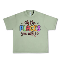 Oil Green oh the places you will go Urban Heavy Tee - MaliasSmallBusiness