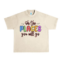 Sandshell oh the places you will go Urban Heavy Tee - MaliasSmallBusiness