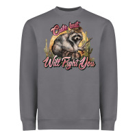 Storm cute but will fight you racoon western Heavyweight Sweatshirt - NancyCooperArtShop