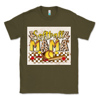 Army Green softball mom Classic Tee - JahusDesignShop