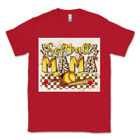 Red softball mom Classic Tee - JahusDesignShop