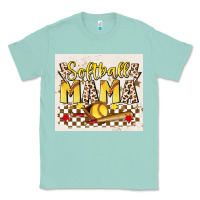 Seafoam softball mom Classic Tee - JahusDesignShop