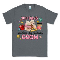 Charcoal Heather 100 days of watching my students grow Classic Tee - MaliasSmallBusiness