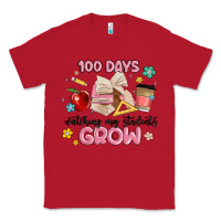 Red 100 days of watching my students grow Classic Tee - MaliasSmallBusiness