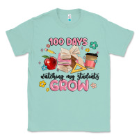 Seafoam 100 days of watching my students grow Classic Tee - MaliasSmallBusiness