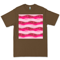 Cacao valentines day glitter and leopard seamless pattern Premium Tee - BundleAndBundleShop