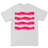 Dove Grey valentines day glitter and leopard seamless pattern Premium Tee - BundleAndBundleShop