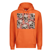 Carrot skulls and flowers Premium Hoodie - TumblerDesignByShophia