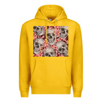 Lemon skulls and flowers Premium Hoodie - TumblerDesignByShophia