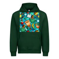 Forest Green school boy coffe cup with camouflage seamless pattern bbs Urban Hoodie - BundleAndBundleShop