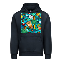Navy school boy coffe cup with camouflage seamless pattern bbs Urban Hoodie - BundleAndBundleShop