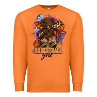 Carrot Messy bun Basketball girl Premium Sweatshirt - HowdyJamesFarm