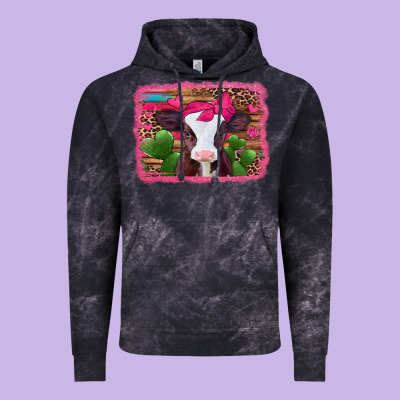 Valentines Day Baby Calf Vintage Hoodie Designed By Jasminsmagicworld