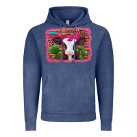 Vintage Denim valentines day baby calf Vintage Hoodie - Jasminsmagicworld
