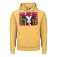 Vintage Mustard valentines day baby calf Vintage Hoodie - Jasminsmagicworld