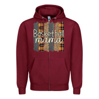 Burgundy Baseball Mama Zipper Hoodie - Bettercallsaul